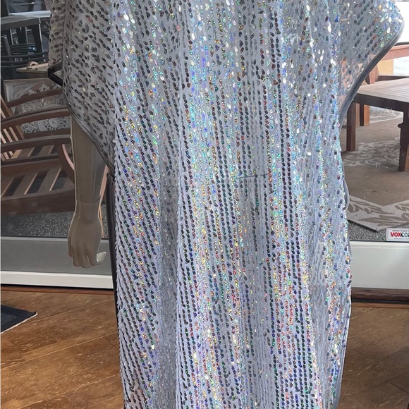 Topshop mid length sequin vest - Picture 4 of 8